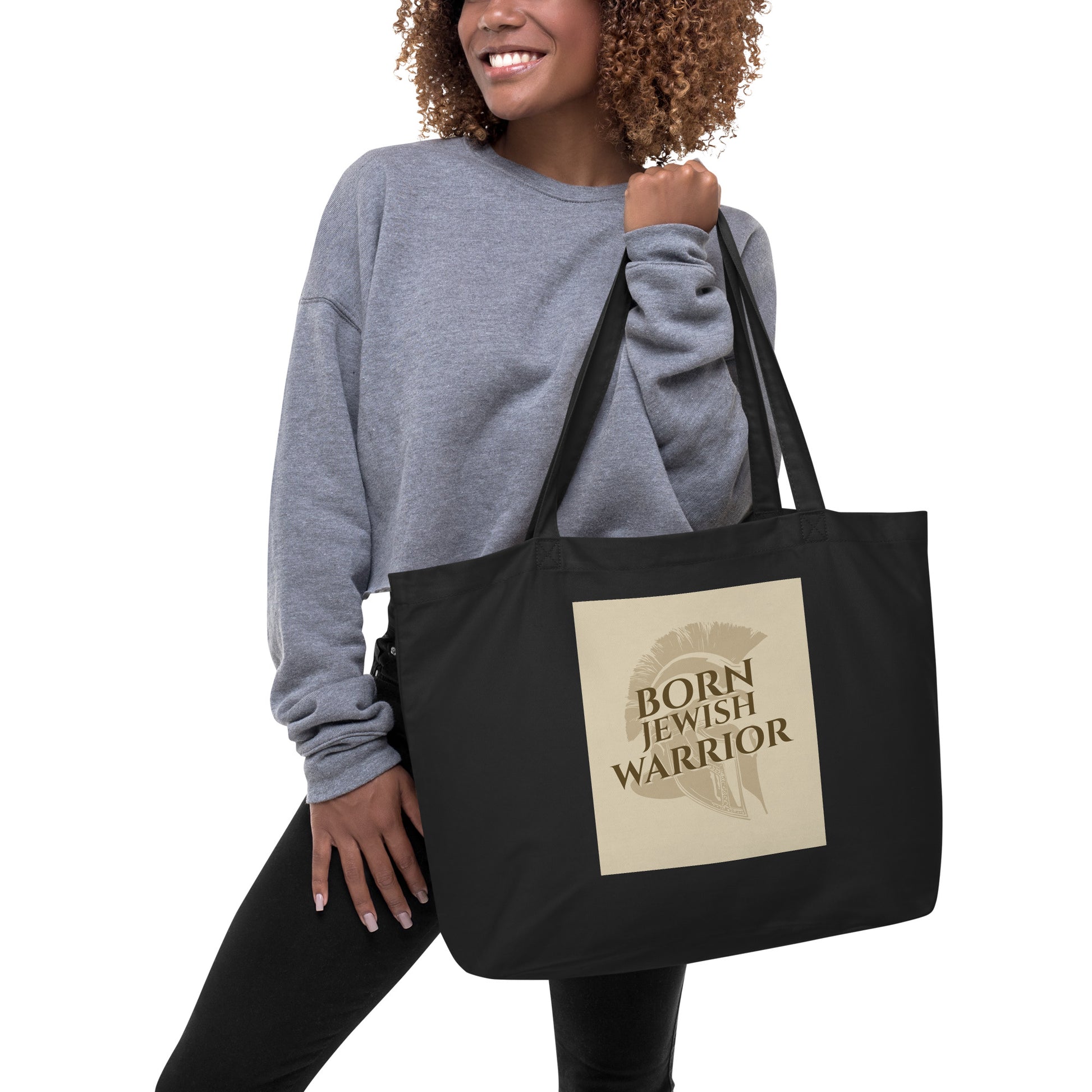 Brave Warrior | Large Organic Tote Bag Jouparty