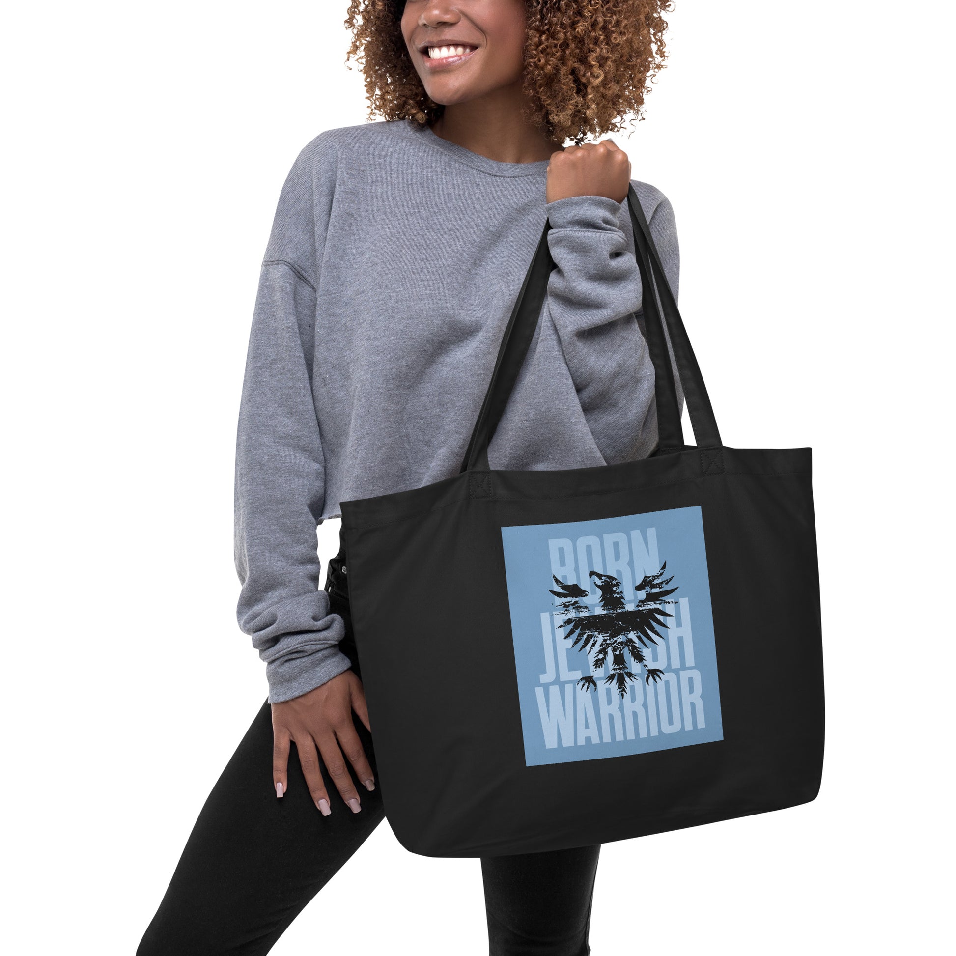 Brave Warrior | Large Organic Tote Bag Jouparty