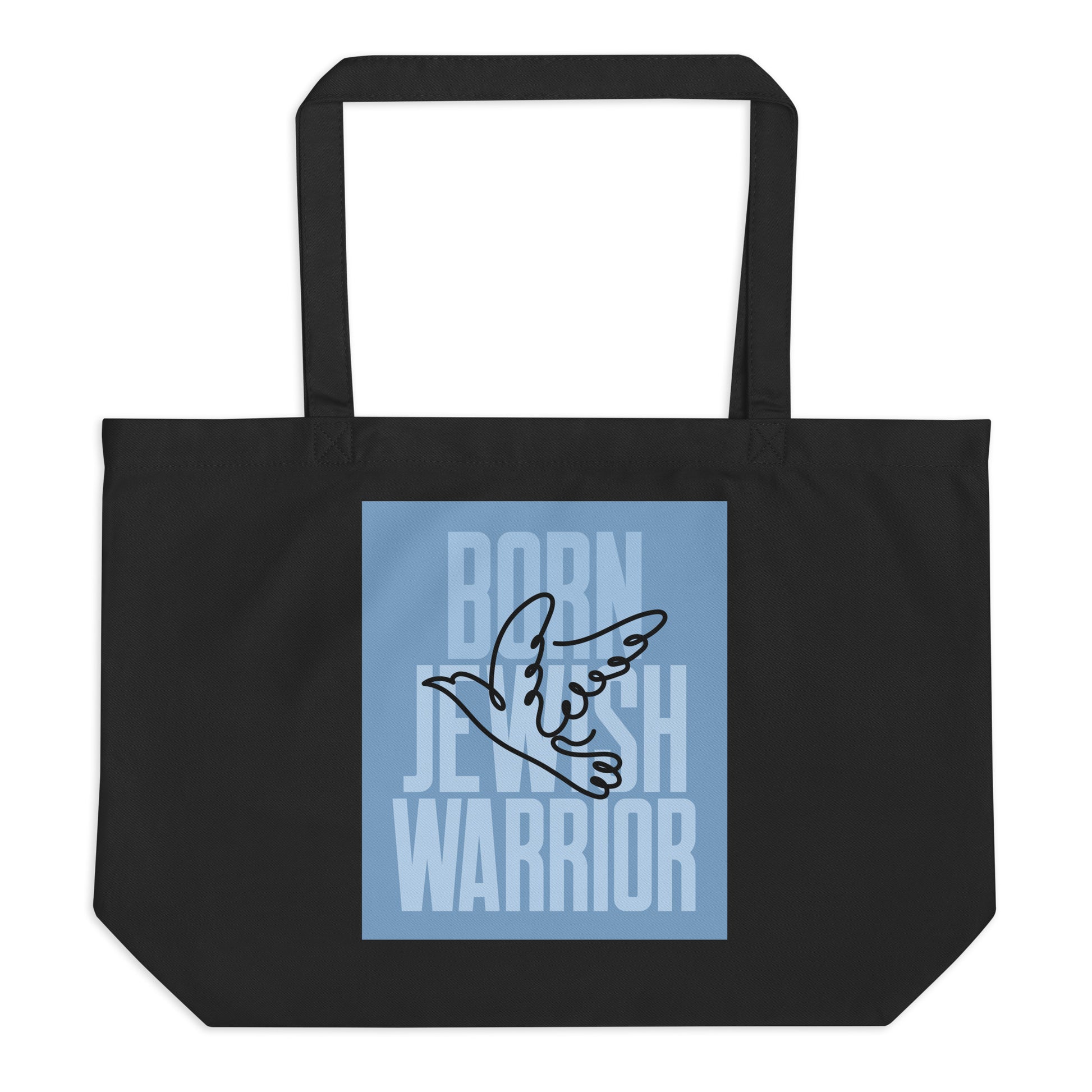 Brave Warrior | Large Organic Tote Bag