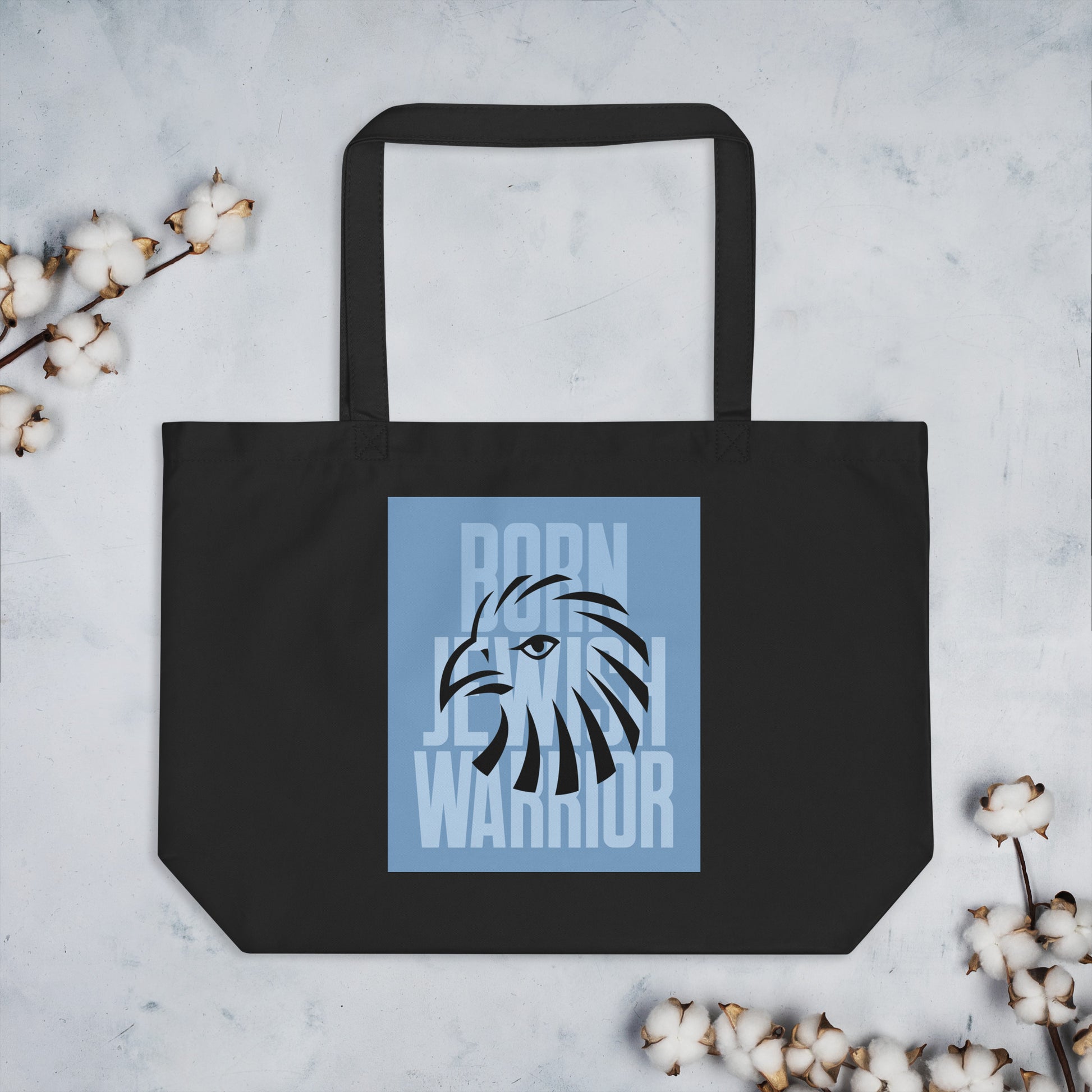 Brave Warrior | Large Organic Tote Bag Jouparty