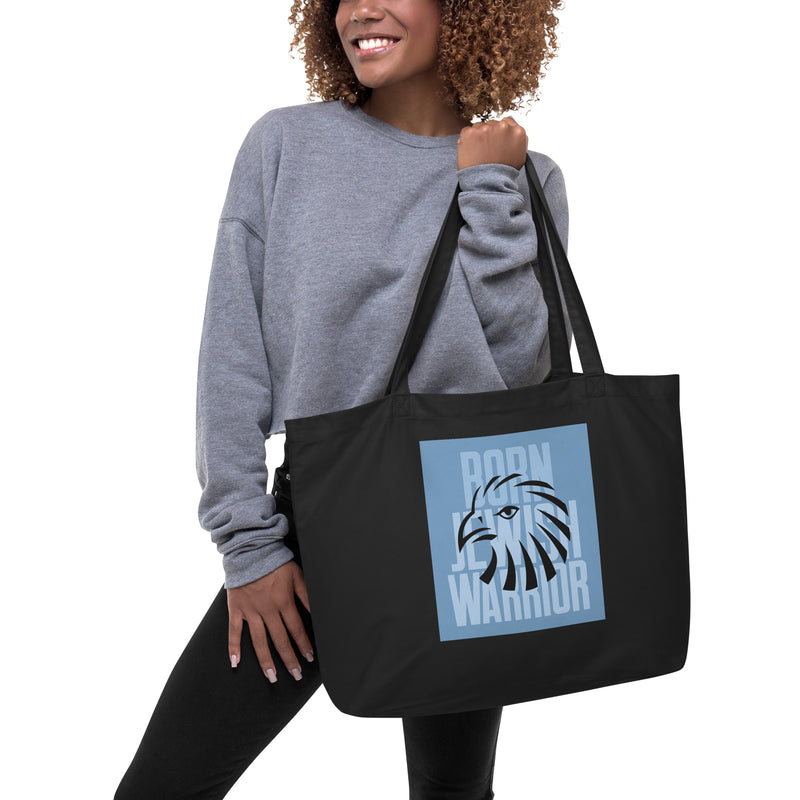 Brave Warrior | Large Organic Tote Bag