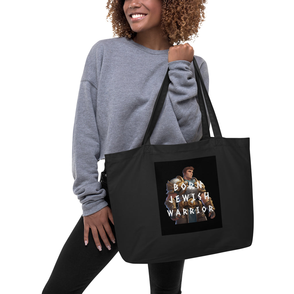 Brave Warrior | Large Organic Tote Bag Jouparty
