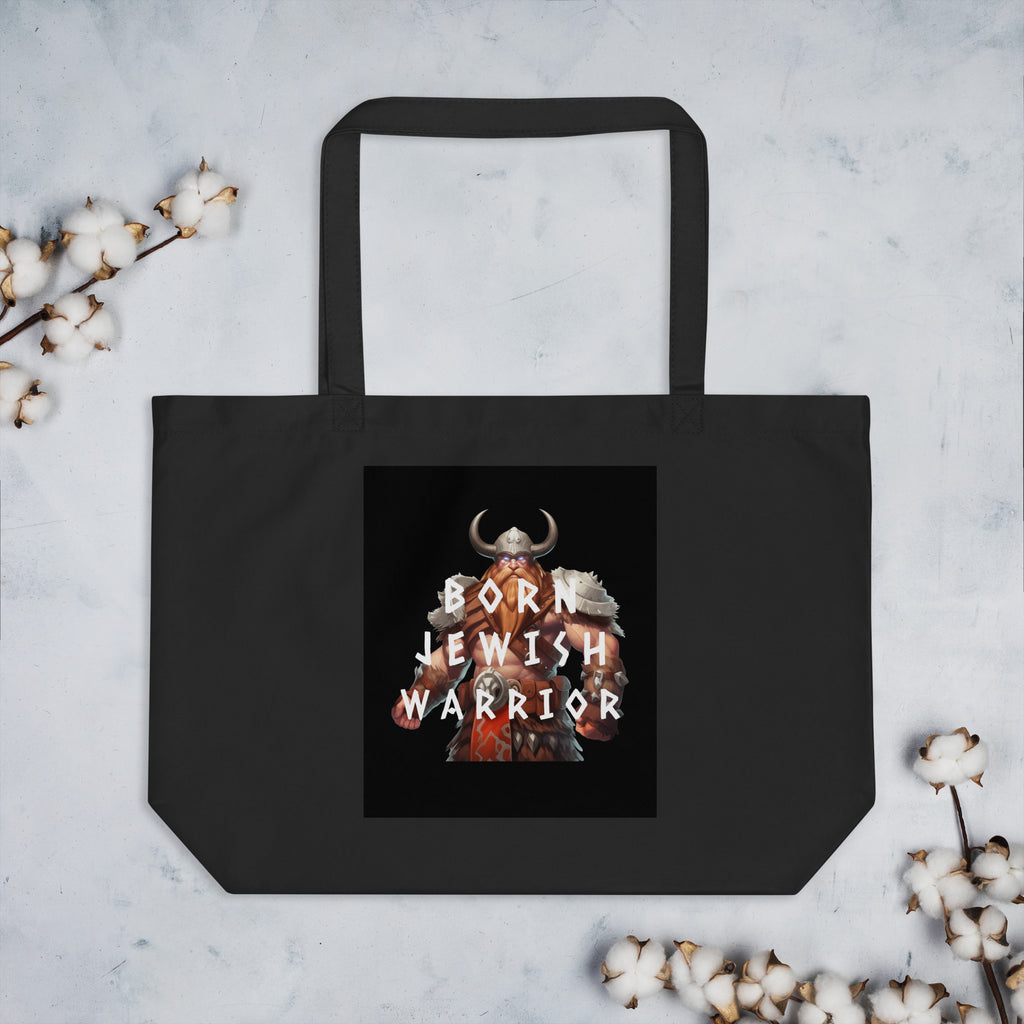 Brave Warrior | Large Organic Tote Bag Jouparty