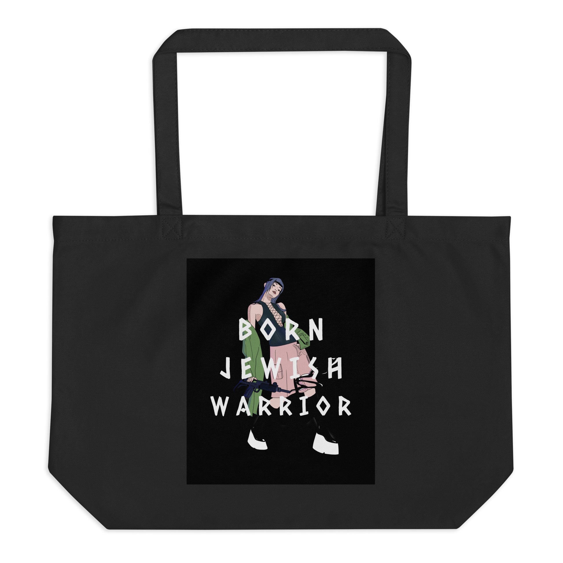 Brave Warrior | Large Organic Tote Bag Jouparty