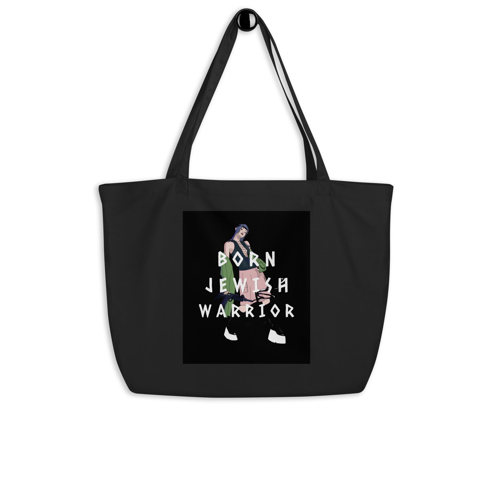 Brave Warrior | Large Organic Tote Bag Jouparty