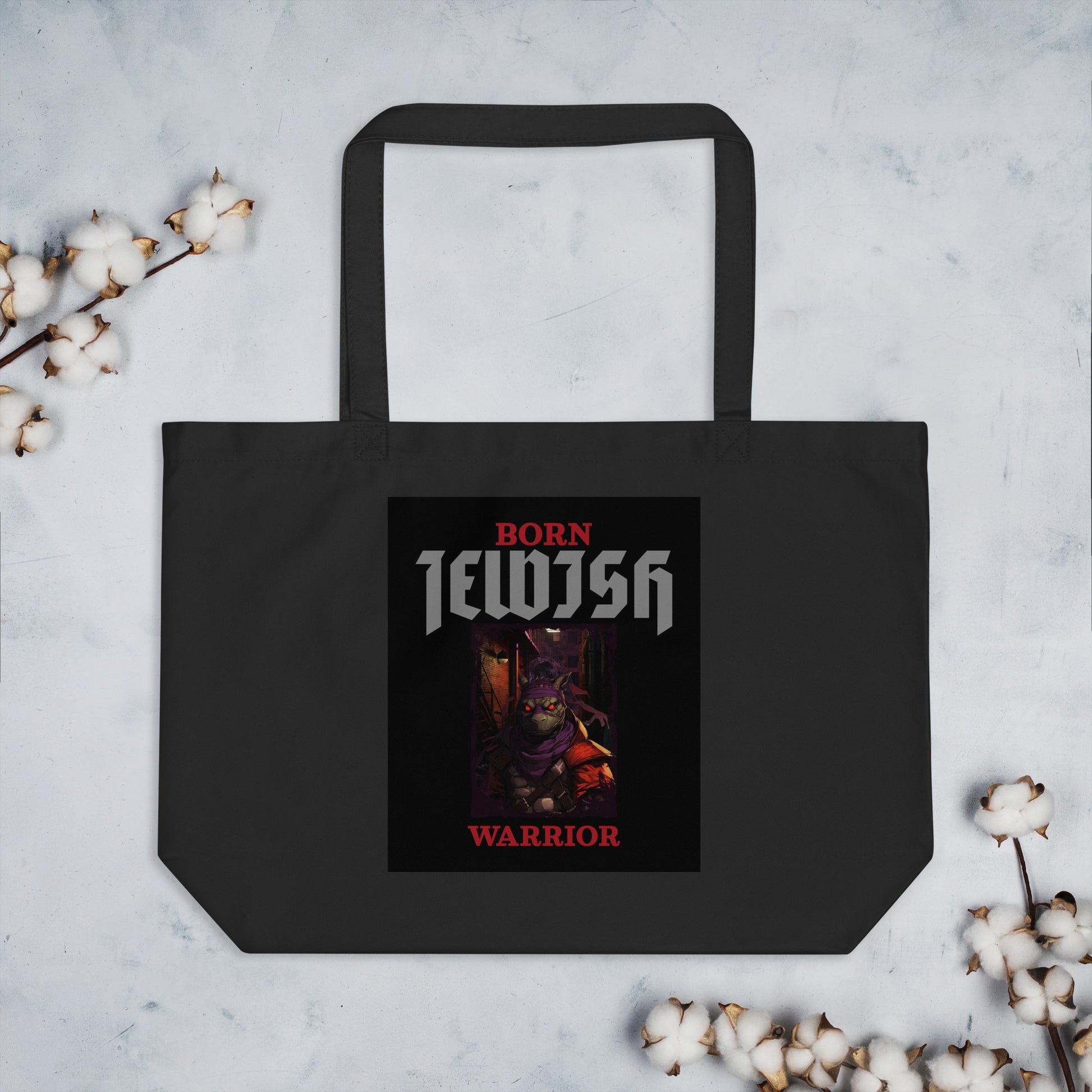 Brave Warrior | Large Organic Tote Bag Jouparty