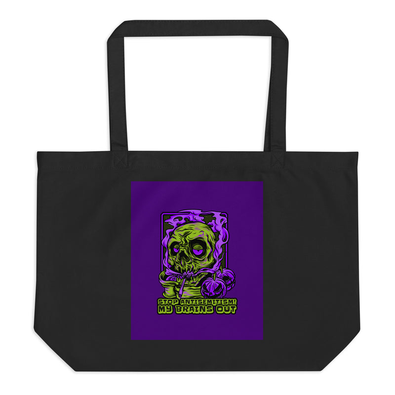 Horror Movie | Antisemitism | Large Organic Tote Bag