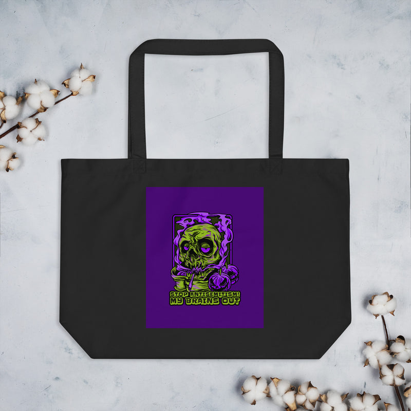 Horror Movie | Antisemitism | Large Organic Tote Bag