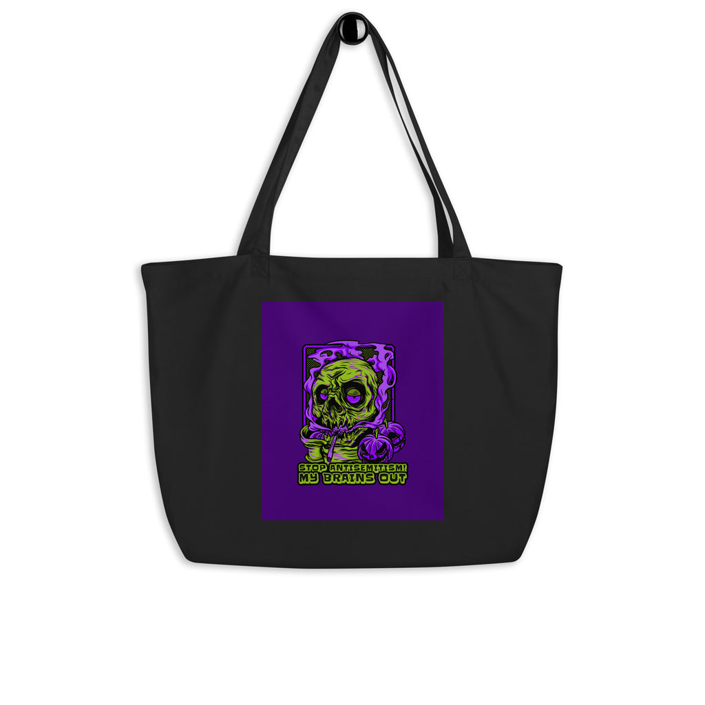 Horror Movie | Antisemitism | Large Organic Tote Bag Jouparty