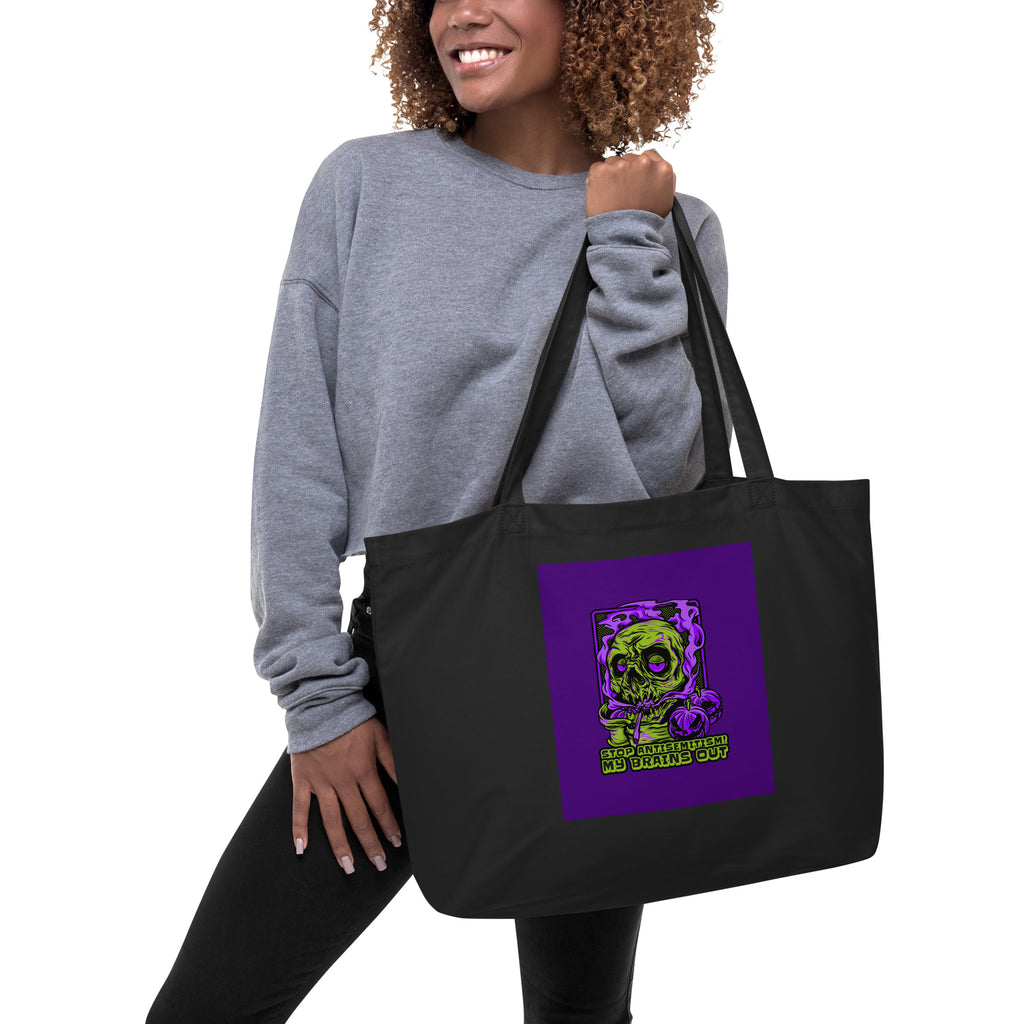Horror Movie | Antisemitism | Large Organic Tote Bag Jouparty