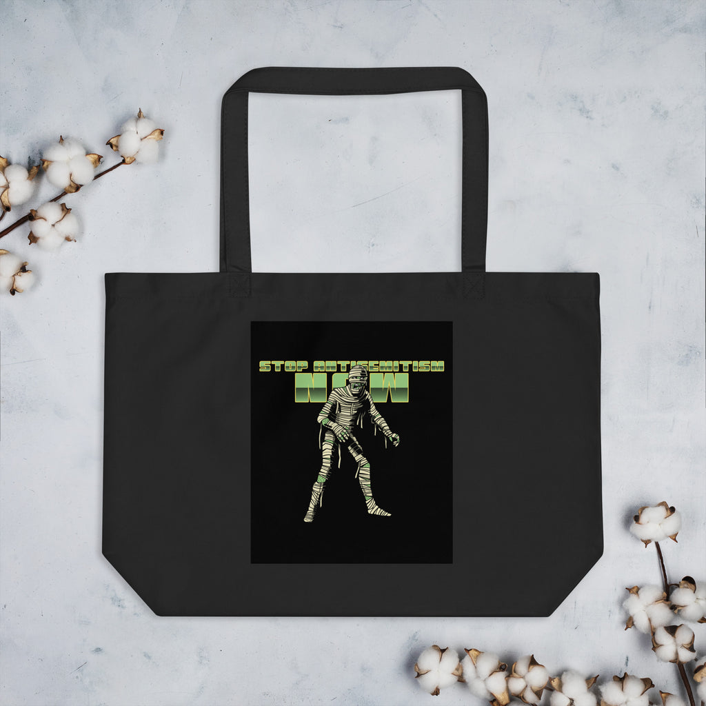 Horror Movie | Antisemitism | Large Organic Tote Bag