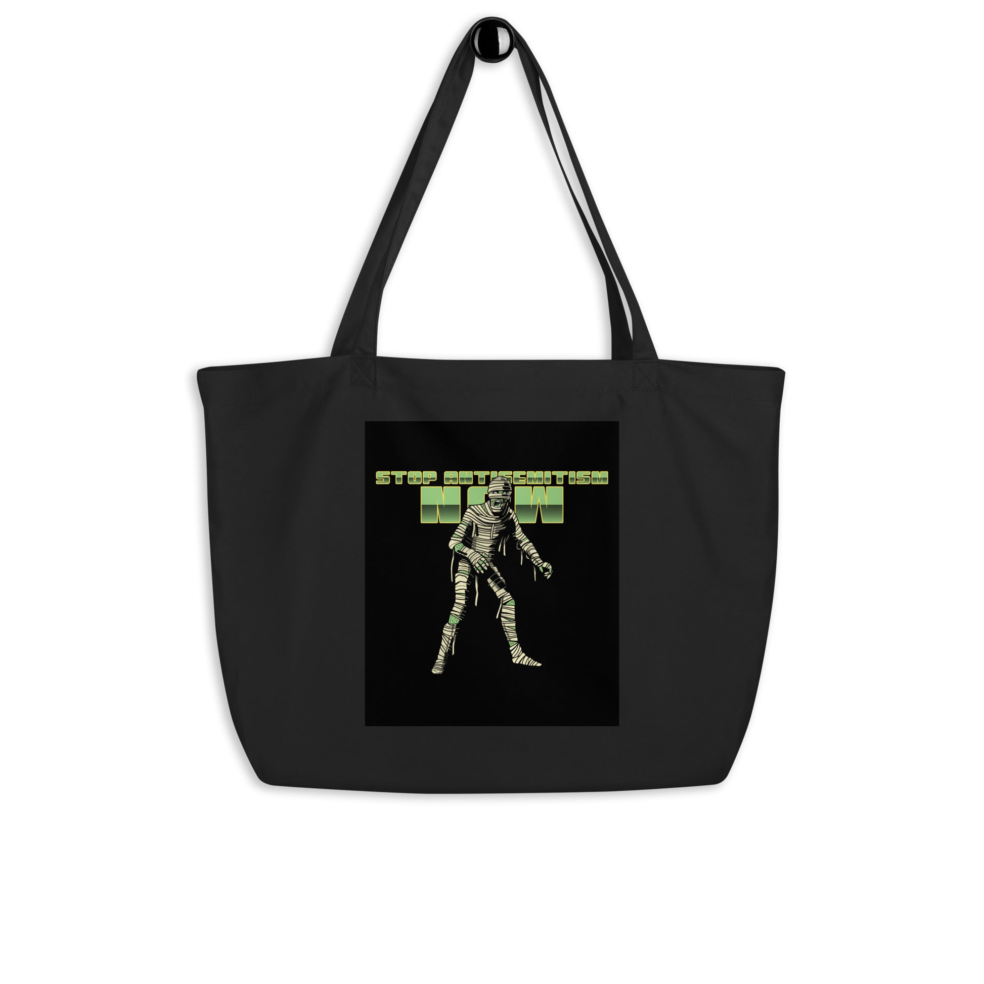 Horror Movie | Antisemitism | Large Organic Tote Bag