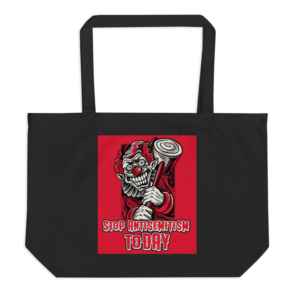 Horror Movie | Antisemitism | Large Organic Tote Bag
