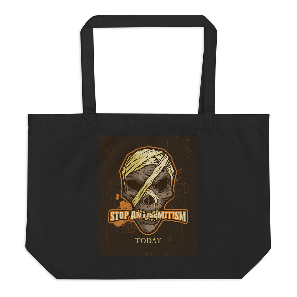 Horror Movie | Antisemitism | Large Organic Tote Bag Jouparty