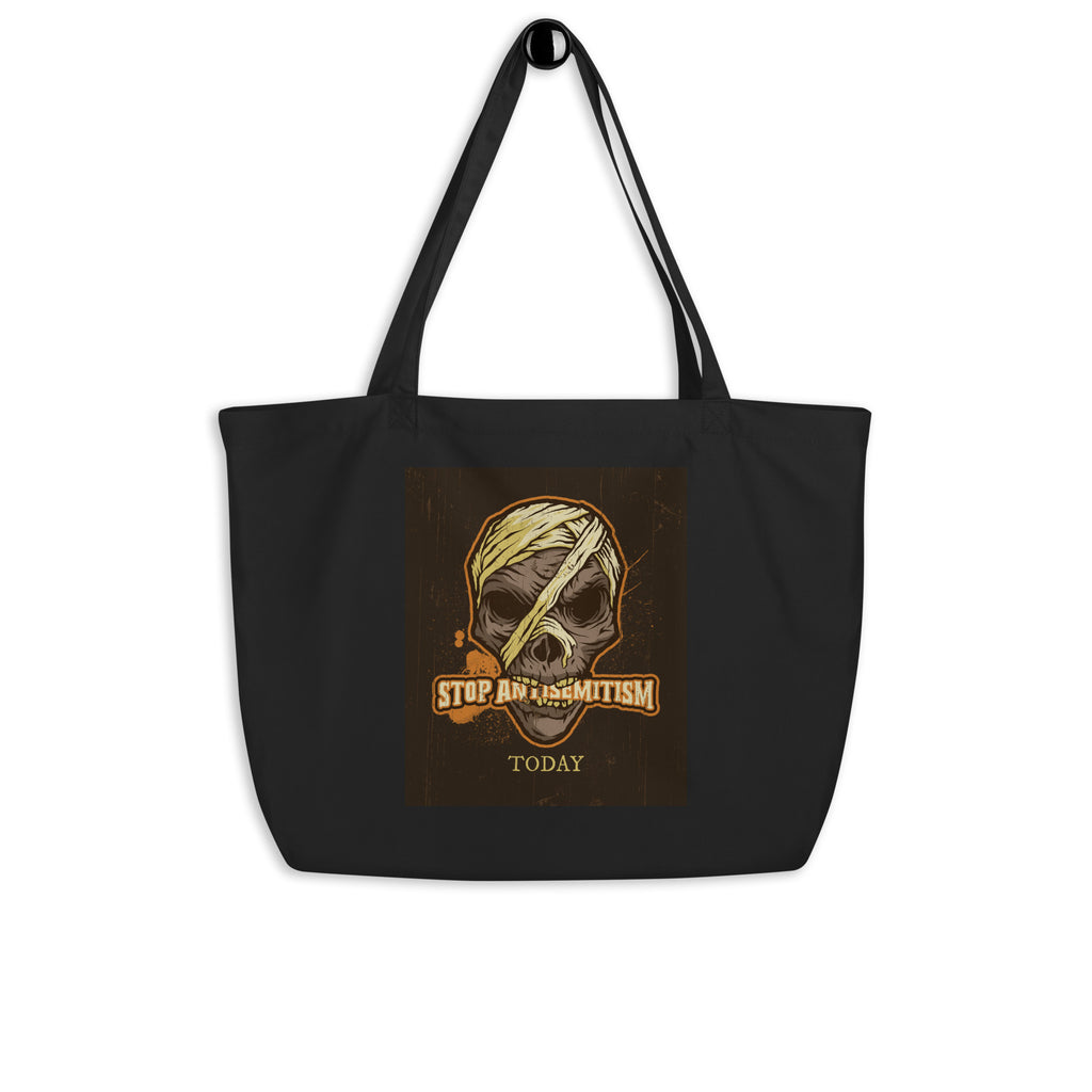 Horror Movie | Antisemitism | Large Organic Tote Bag Jouparty
