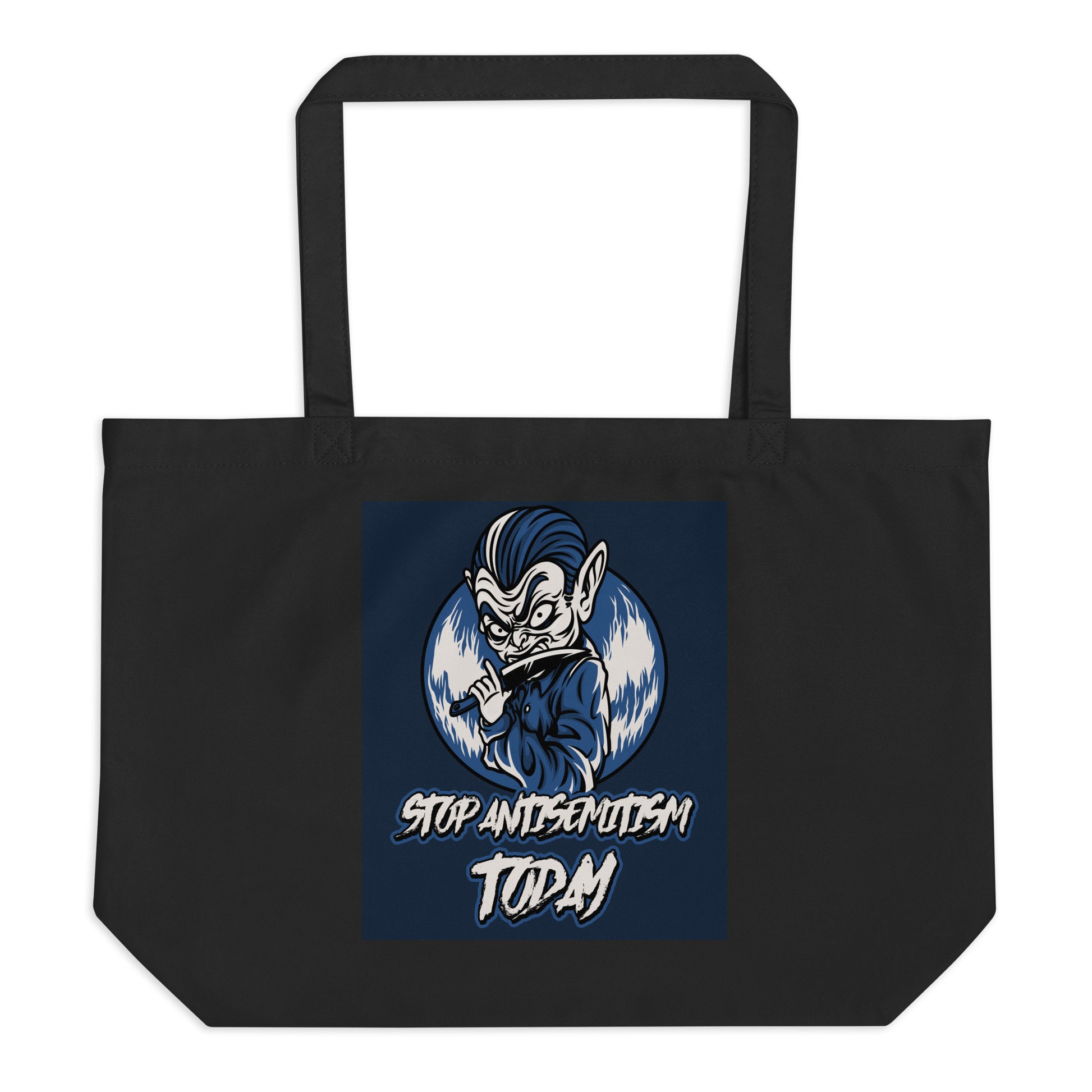 Horror Movie | Antisemitism | Large Organic Tote Bag