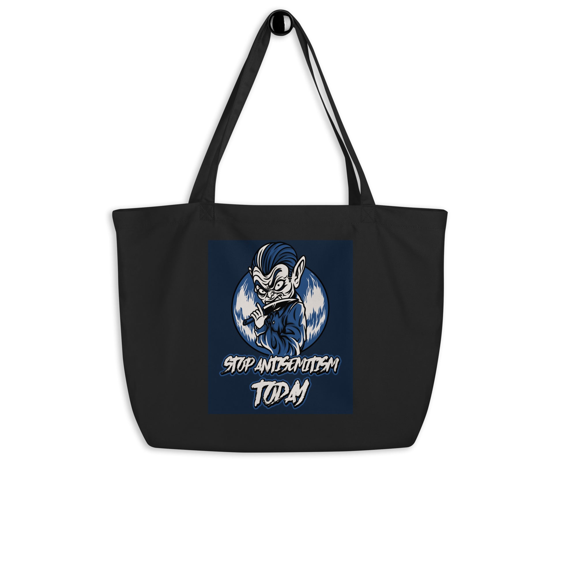Horror Movie | Antisemitism | Large Organic Tote Bag