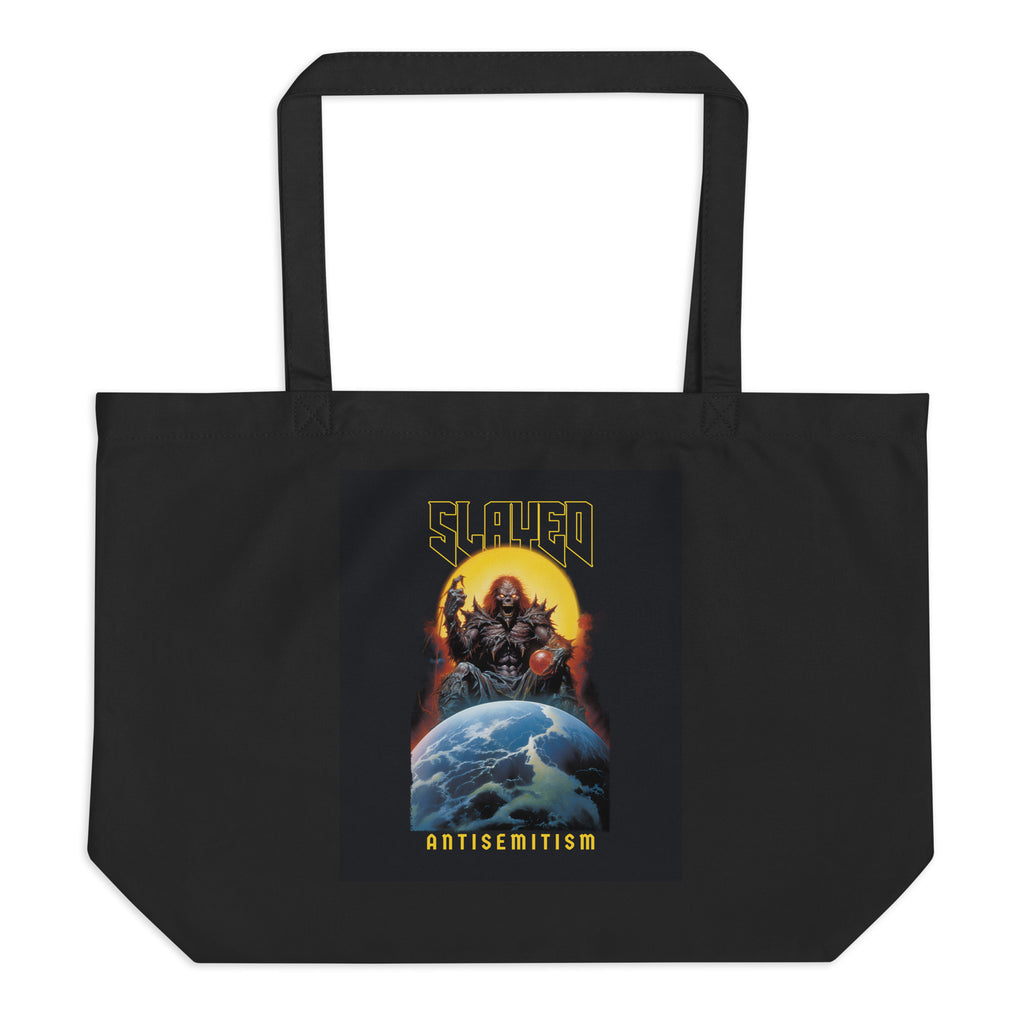 Horror Movie | Antisemitism | Large Organic Tote Bag Jouparty
