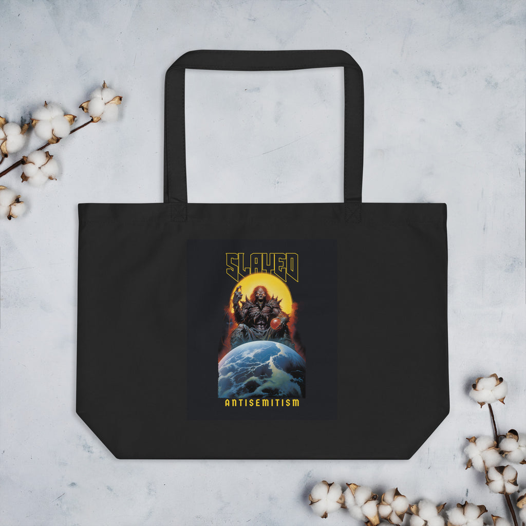 Horror Movie | Antisemitism | Large Organic Tote Bag Jouparty