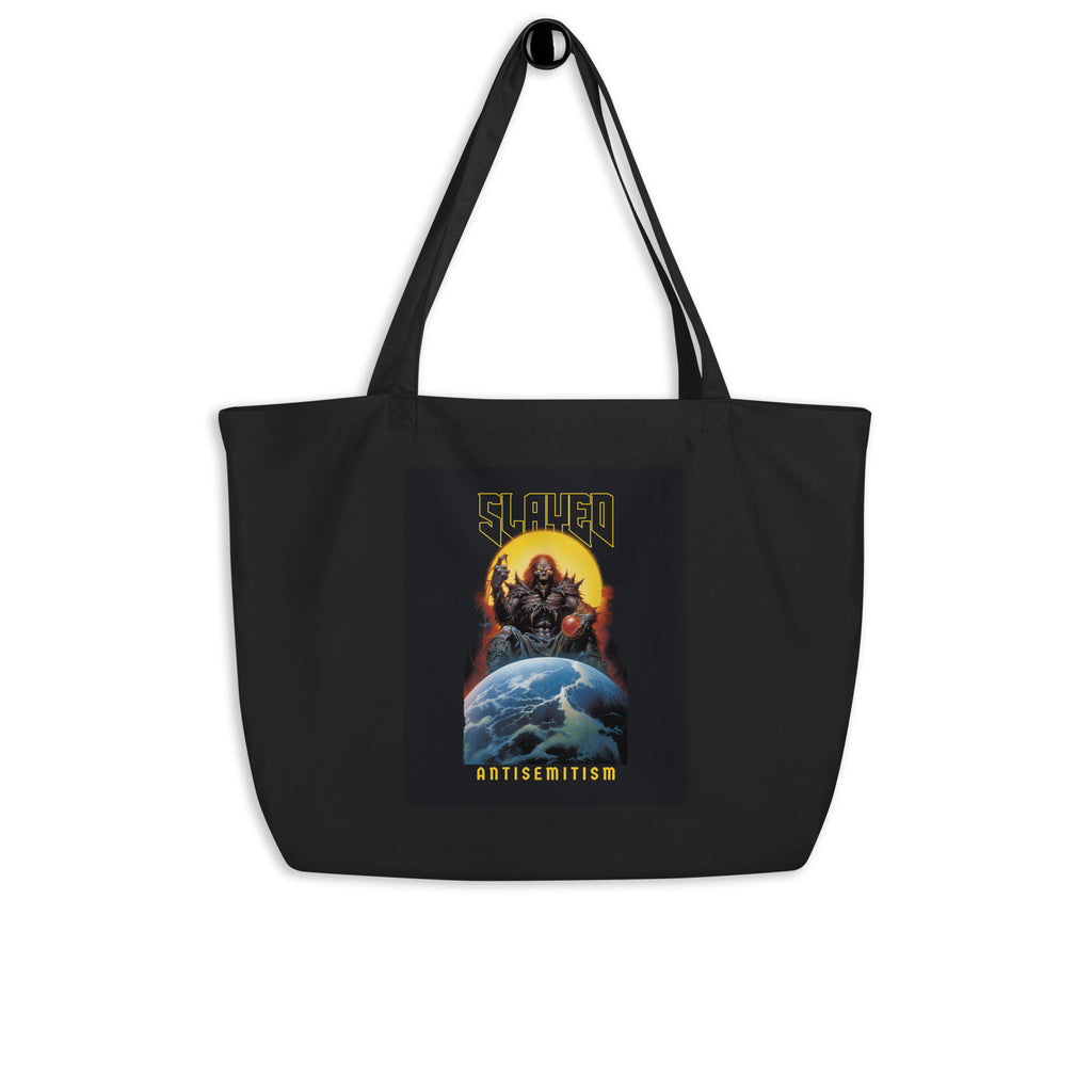 Horror Movie | Antisemitism | Large Organic Tote Bag Jouparty