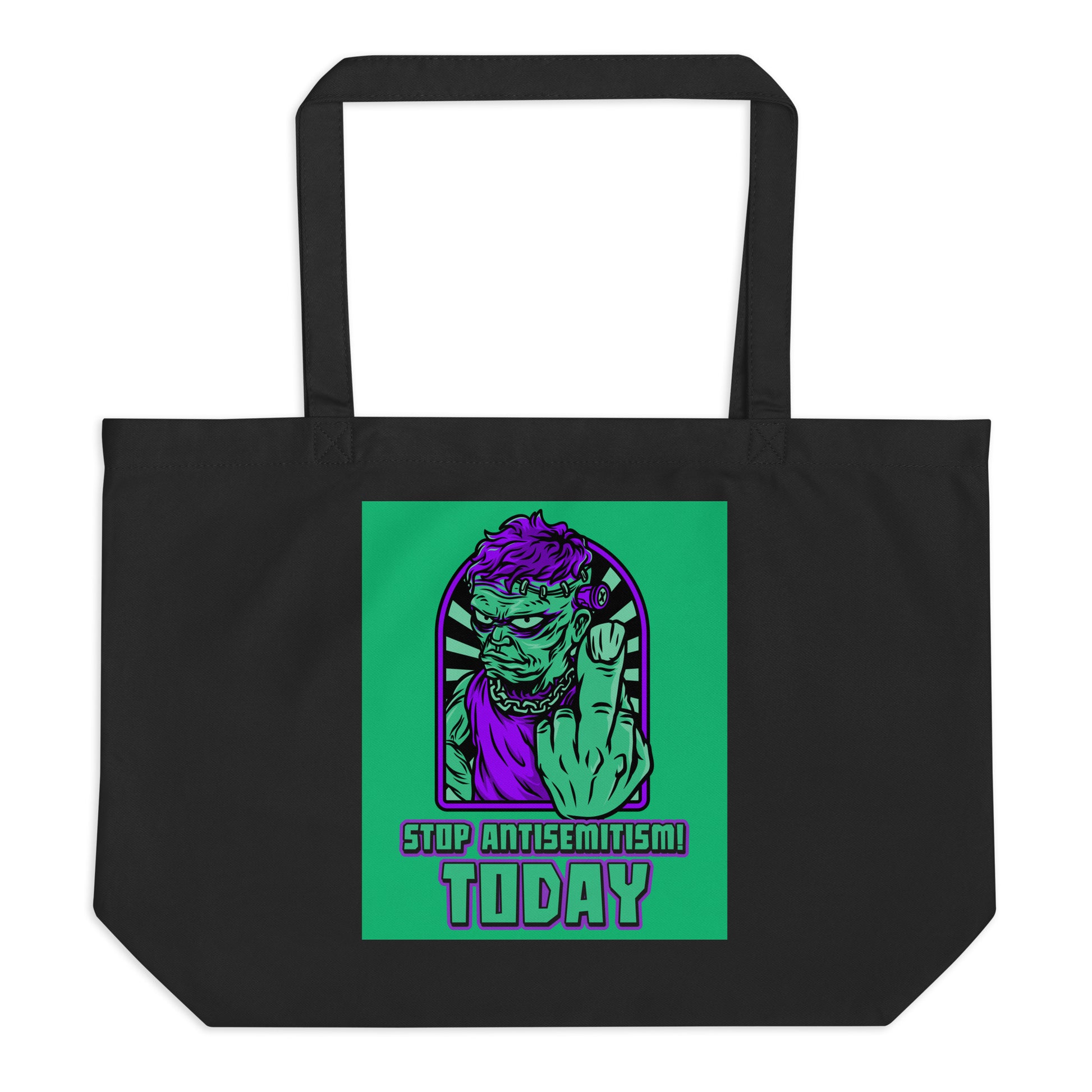 Horror Movie | Antisemitism | Large Organic Tote Bag Jouparty