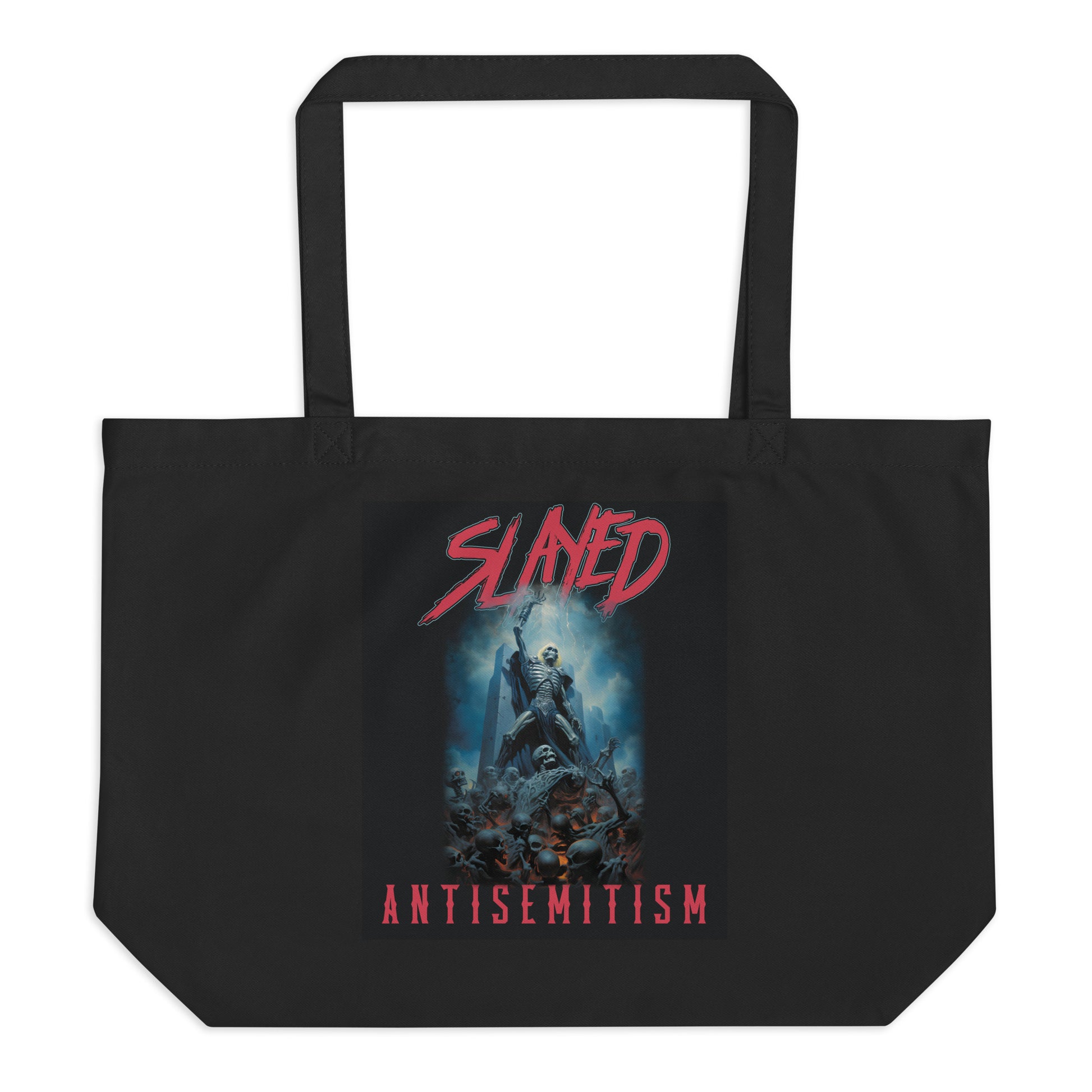 Horror Movie | Antisemitism | Large Organic Tote Bag
