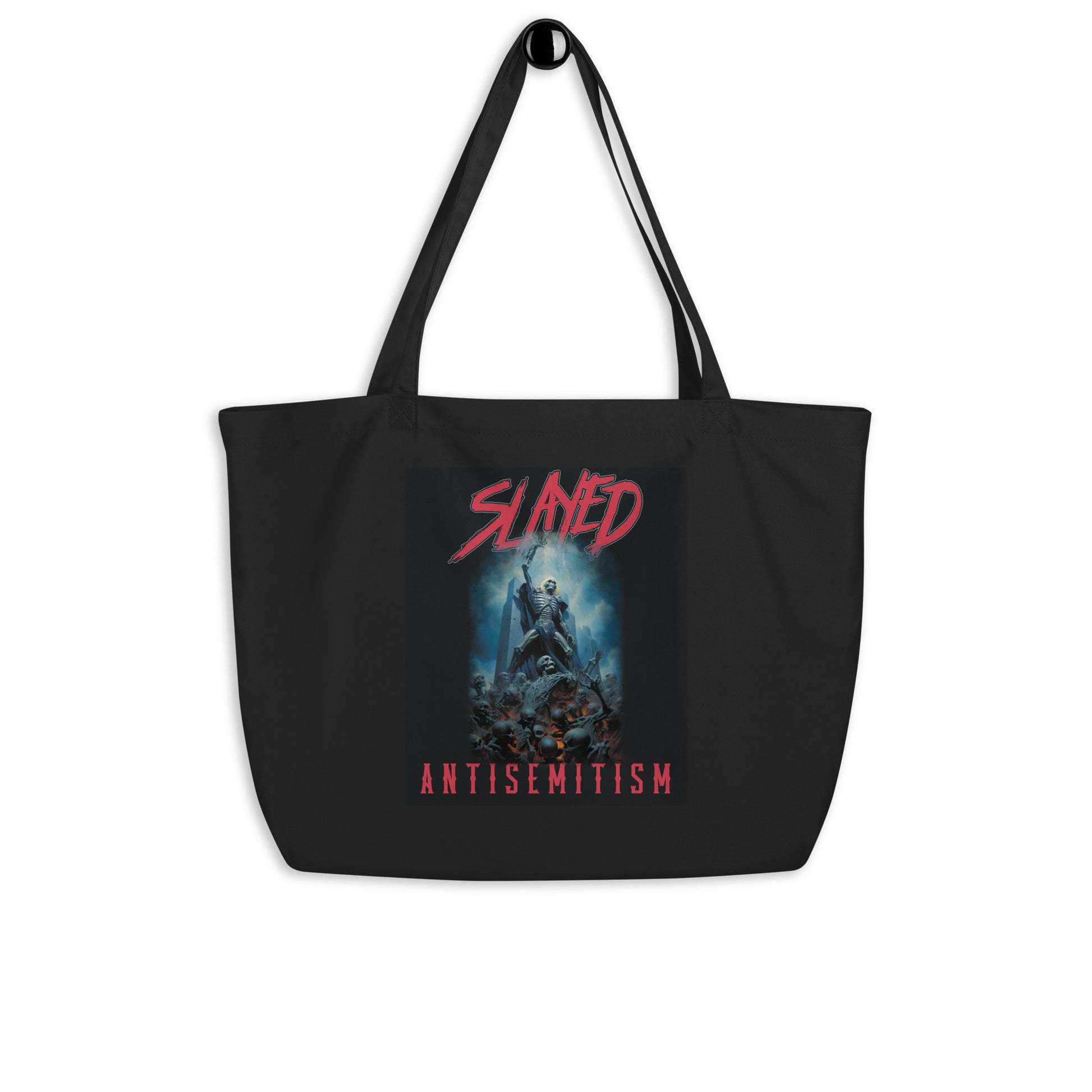 Horror Movie | Antisemitism | Large Organic Tote Bag