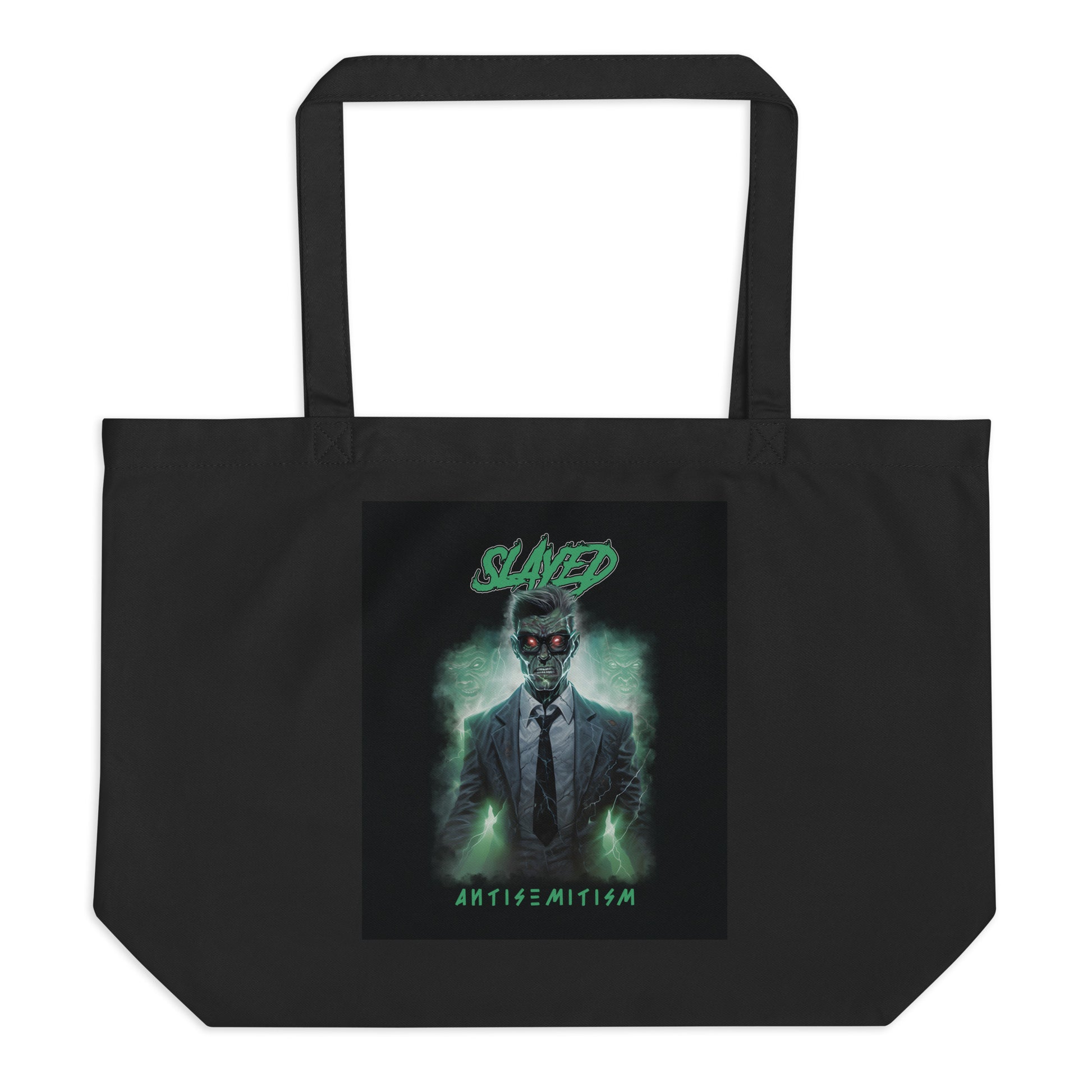 Horror Movie | Antisemitism | Large Organic Tote Bag