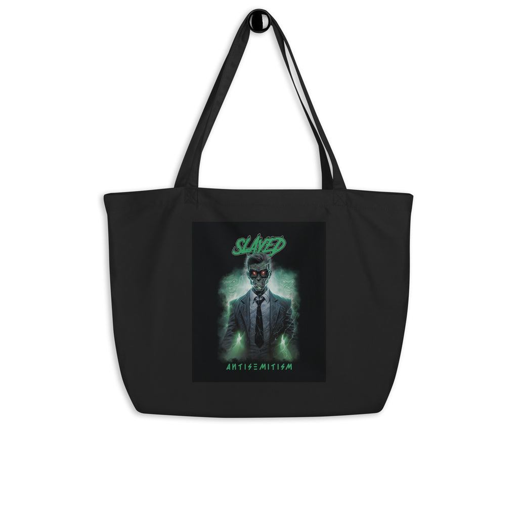 Horror Movie | Antisemitism | Large Organic Tote Bag