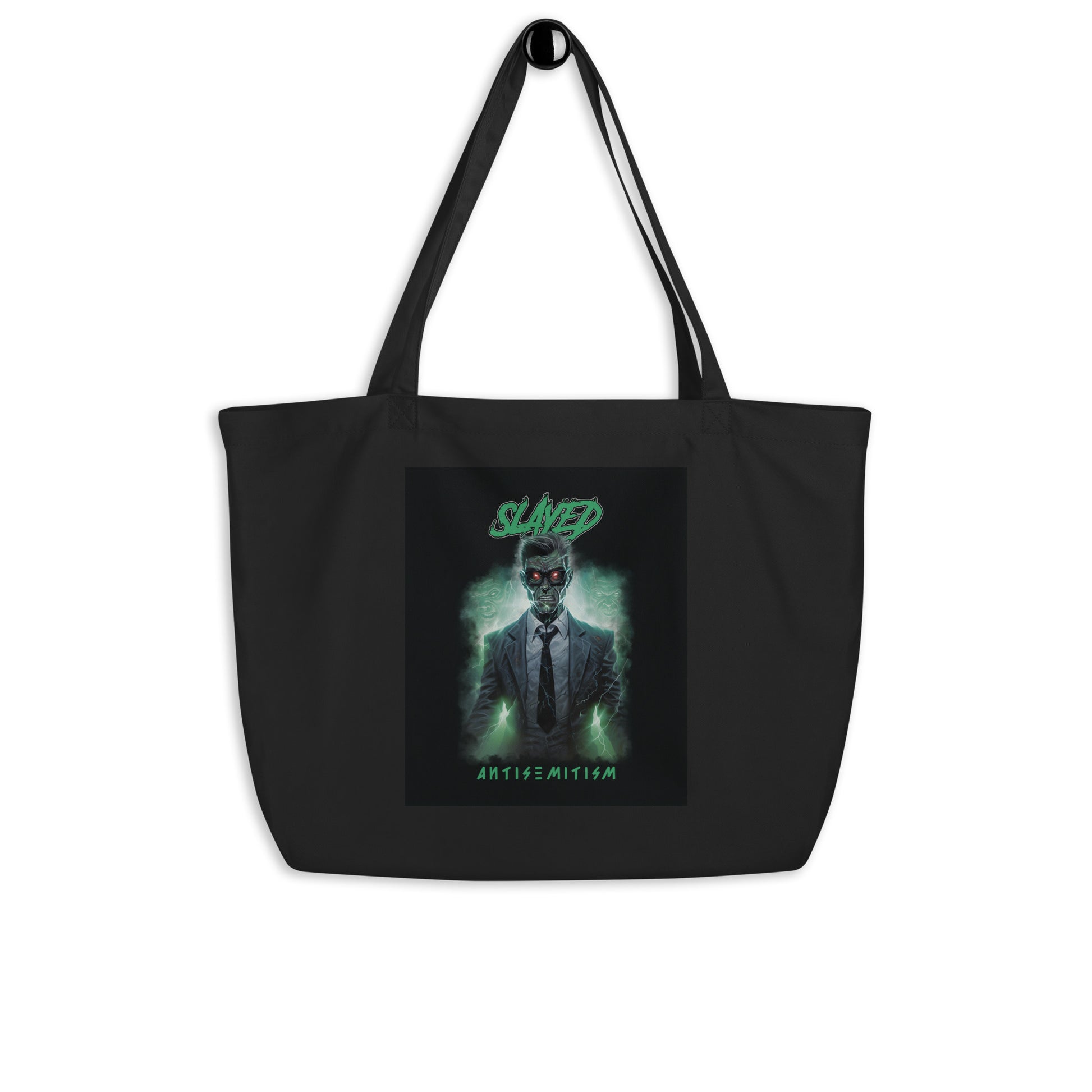 Horror Movie | Antisemitism | Large Organic Tote Bag