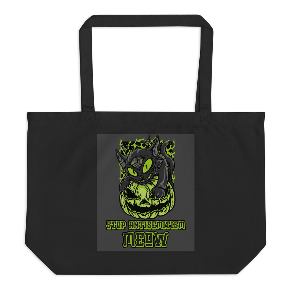 Horror Movie | Antisemitism | Large Organic Tote Bag Jouparty