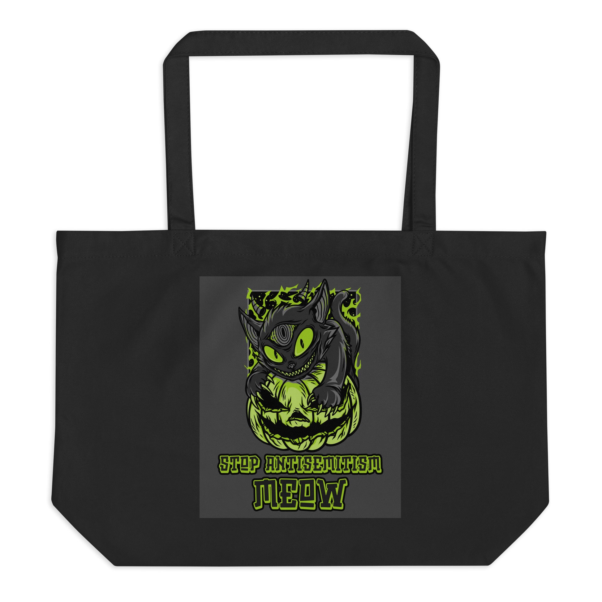 Horror Movie | Antisemitism | Large Organic Tote Bag Jouparty
