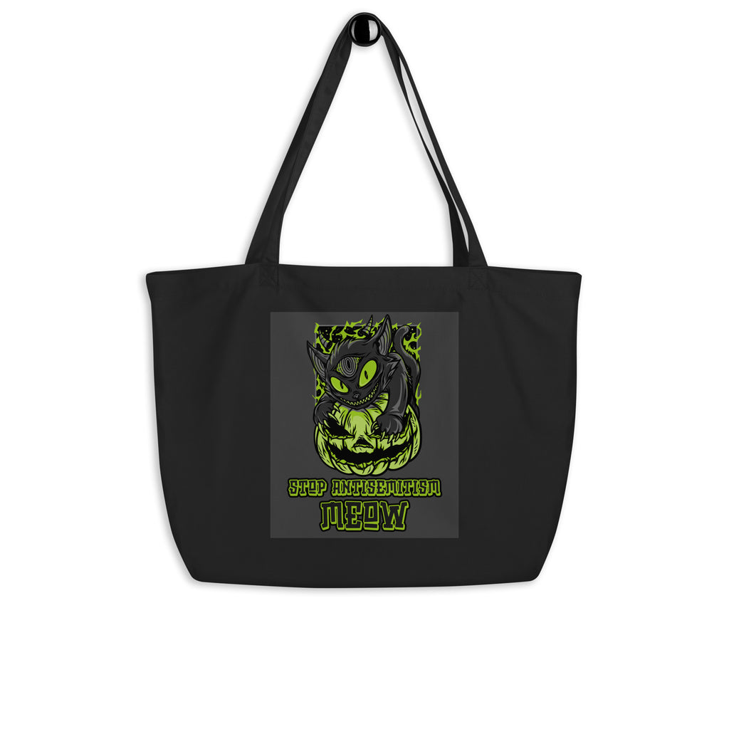 Horror Movie | Antisemitism | Large Organic Tote Bag Jouparty