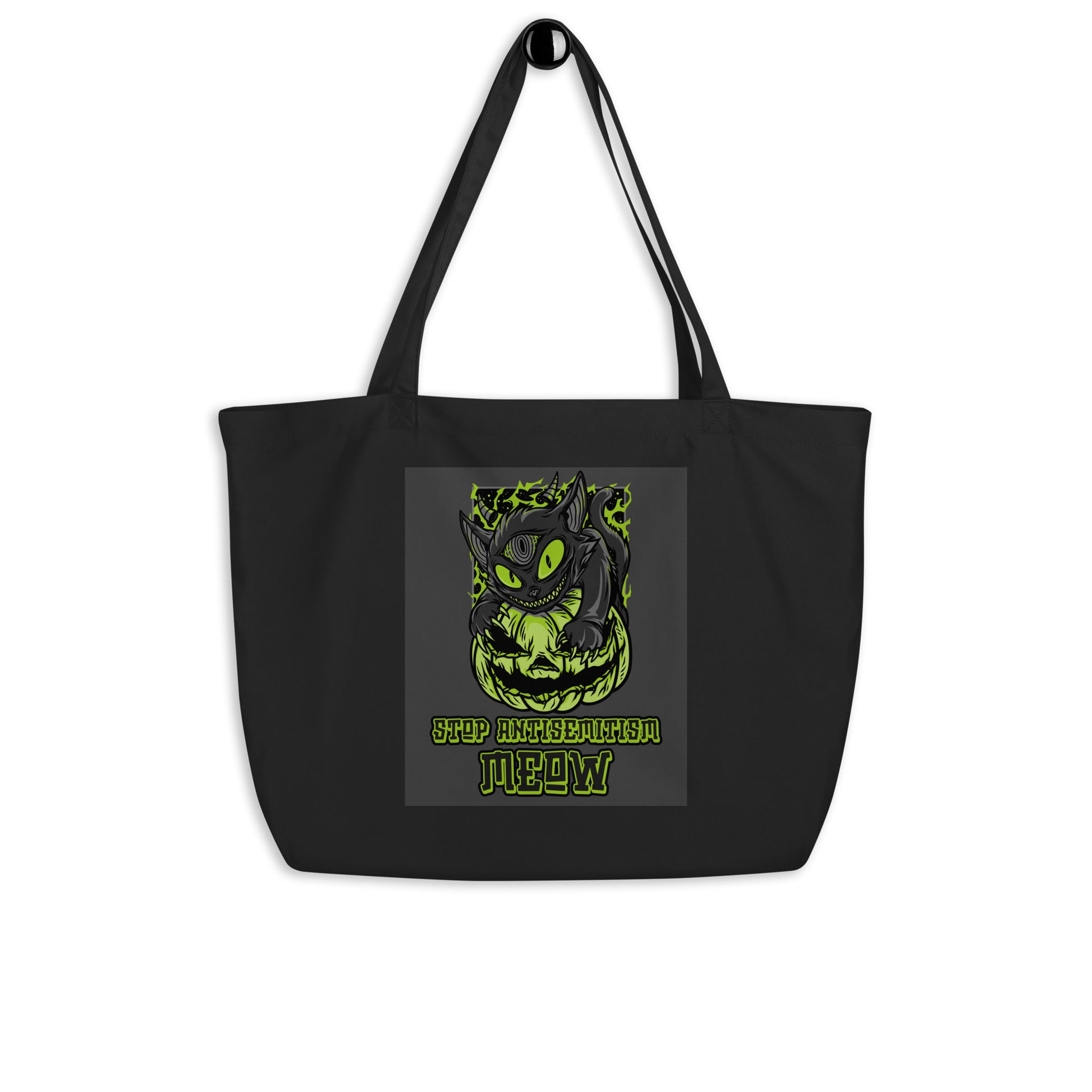 Horror Movie | Antisemitism | Large Organic Tote Bag Jouparty