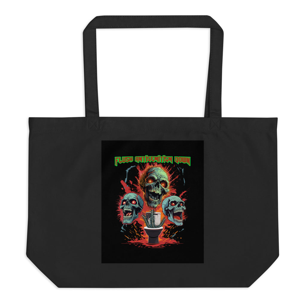 Horror Movie | Antisemitism | Large Organic Tote Bag Jouparty