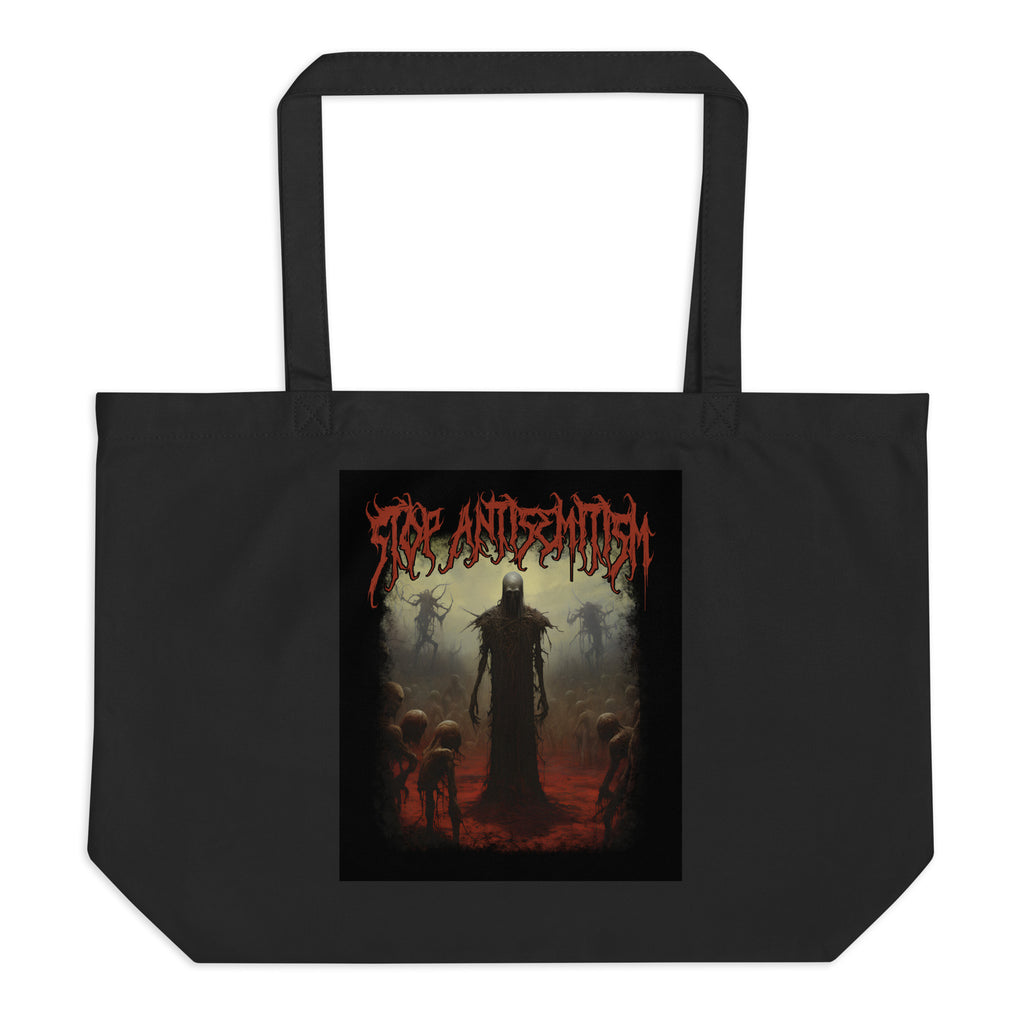 Horror Movie | Antisemitism | Large Organic Tote Bag