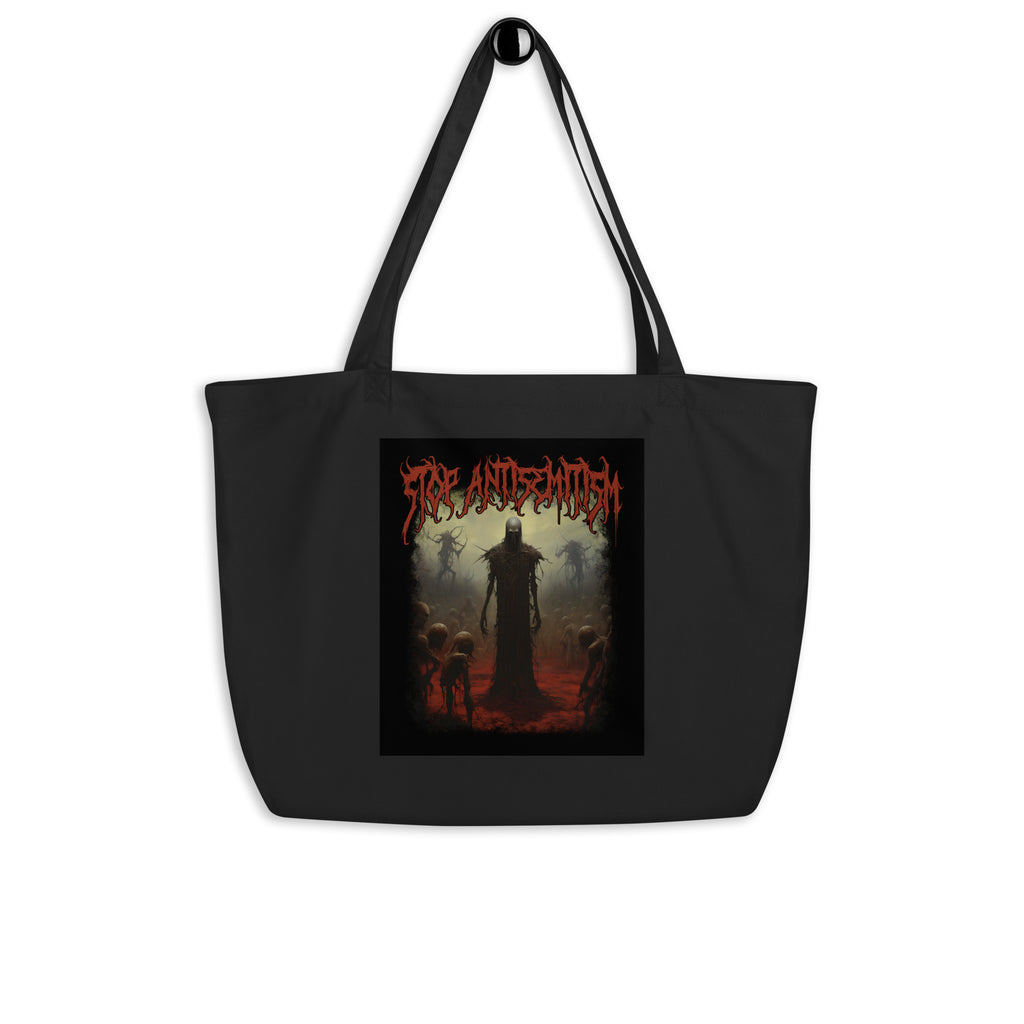 Horror Movie | Antisemitism | Large Organic Tote Bag