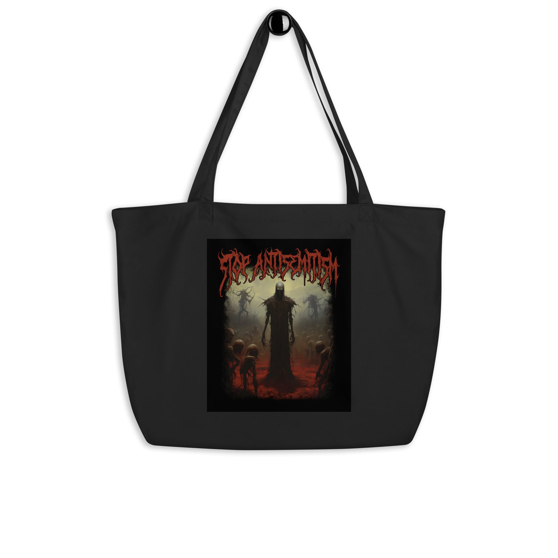 Horror Movie | Antisemitism | Large Organic Tote Bag