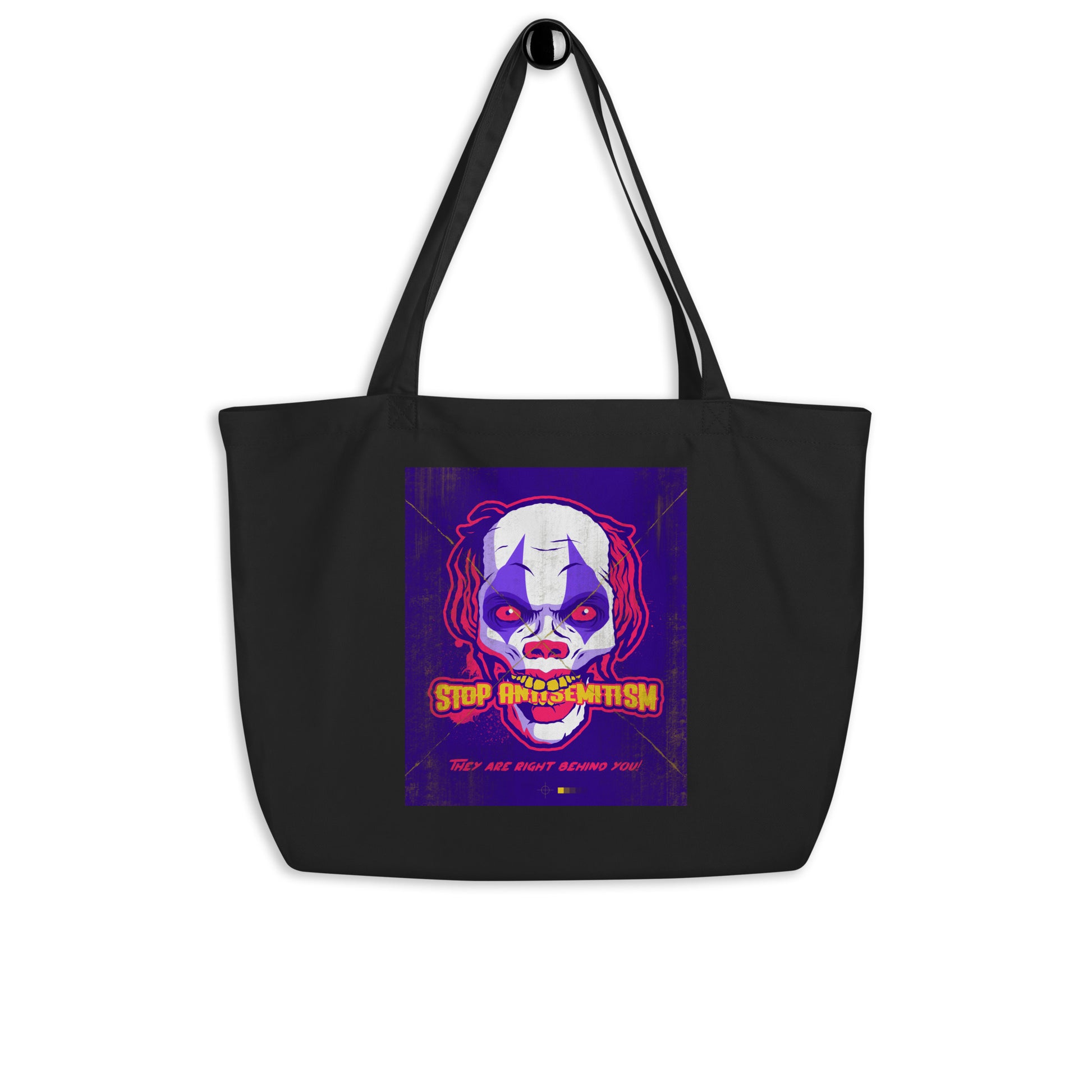 Horror Movie | Antisemitism | Large Organic Tote Bag