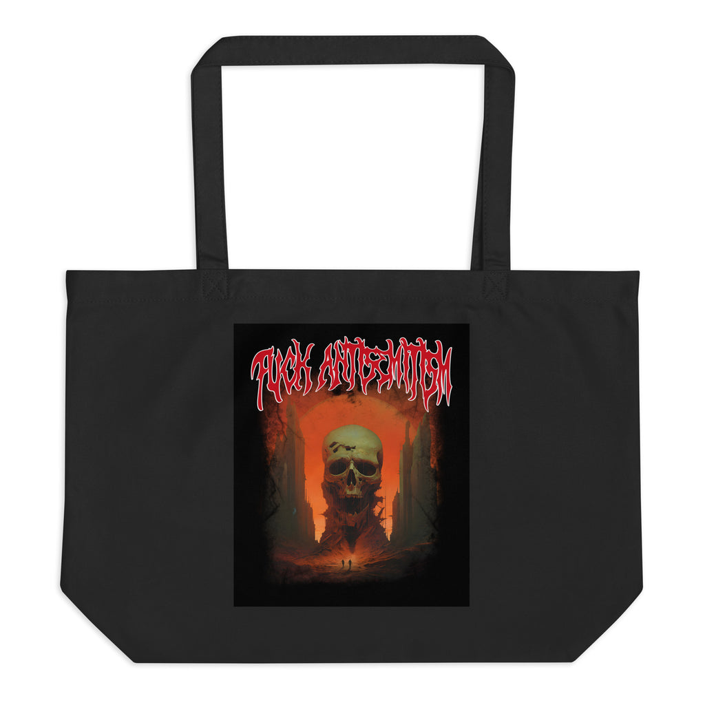 Horror Movie | Antisemitism | Large Organic Tote Bag