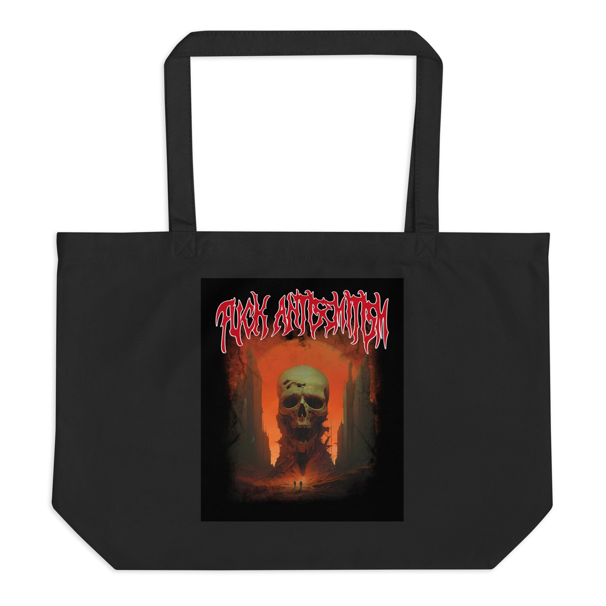 Horror Movie | Antisemitism | Large Organic Tote Bag