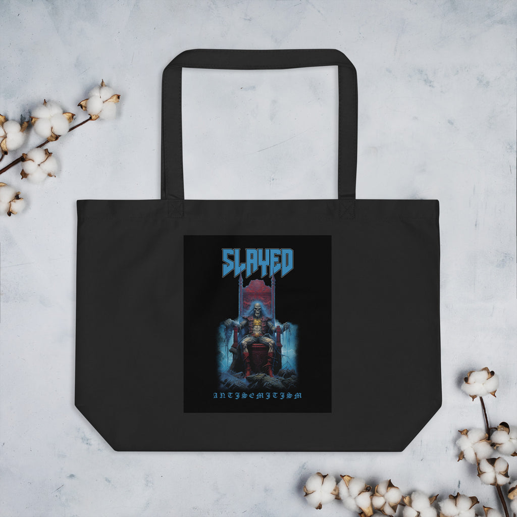 Horror Movie | Antisemitism | Large Organic Tote Bag Jouparty