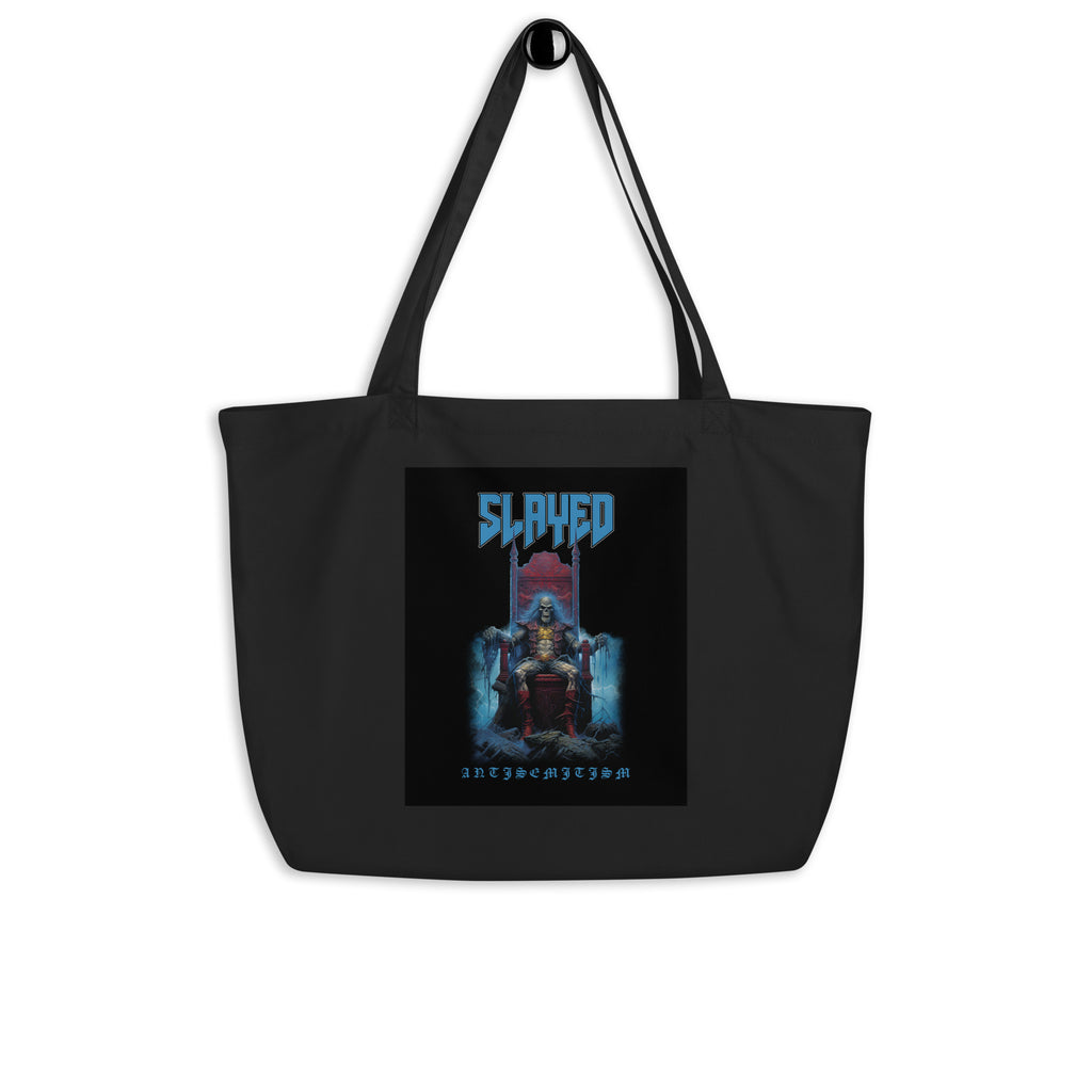 Horror Movie | Antisemitism | Large Organic Tote Bag Jouparty