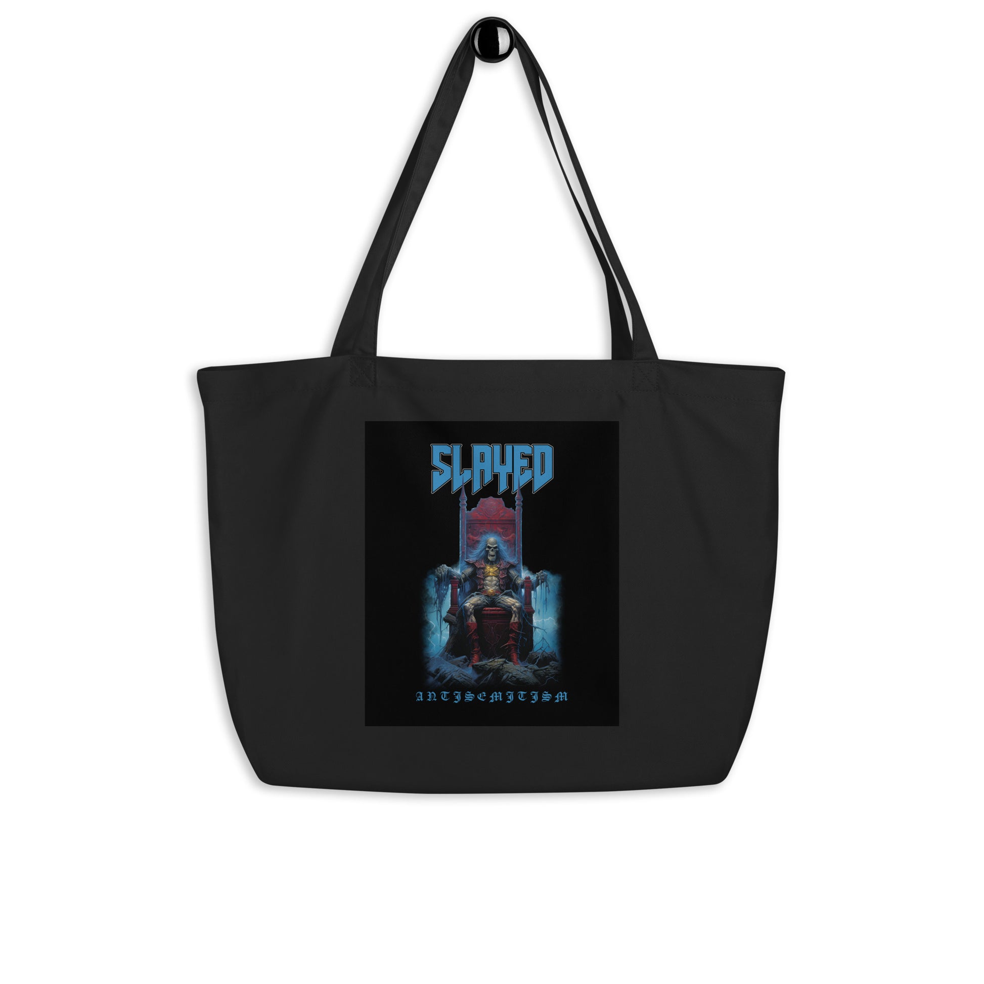 Horror Movie | Antisemitism | Large Organic Tote Bag Jouparty