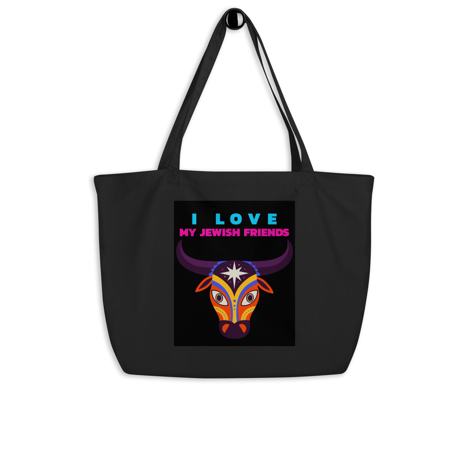 I Love My Jewish Friends | Large Organic Tote Bag