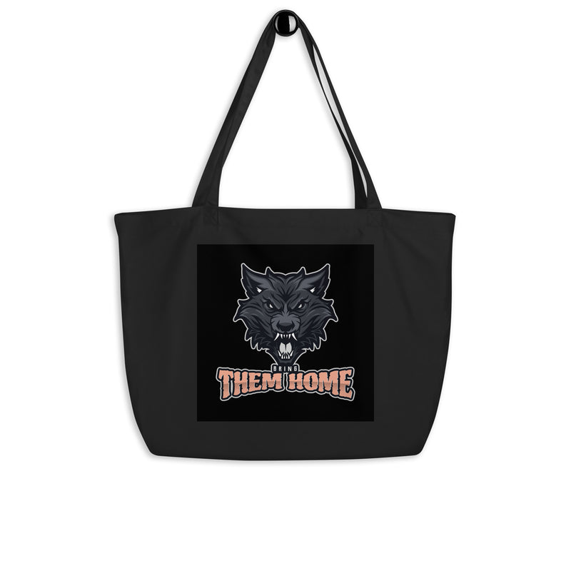 Bring Them Home | Animal Edition | Large Organic Tote Bag