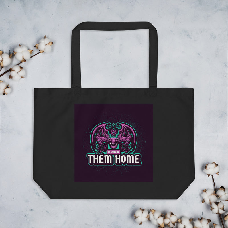 Bring Them Home | Animal Edition | Large Organic Tote Bag
