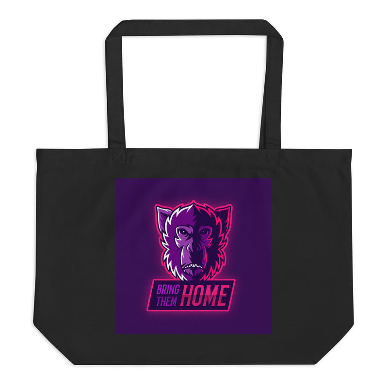 Bring Them Home | Animal Edition | Large Organic Tote Bag