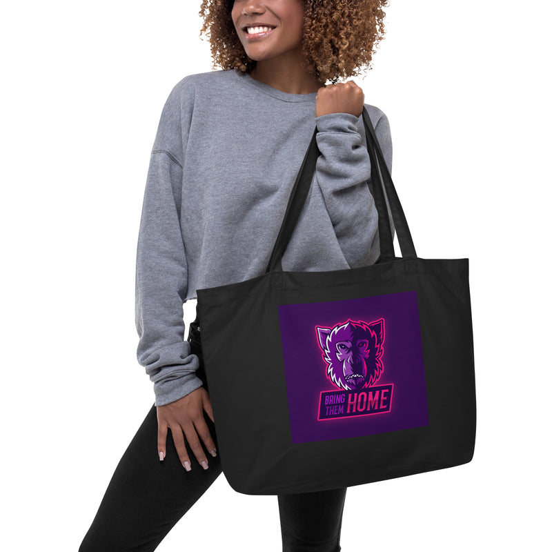 Bring Them Home | Animal Edition | Large Organic Tote Bag