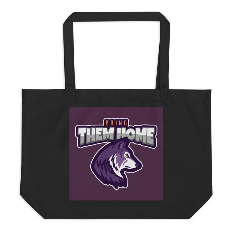 Bring Them Home | Animal Edition | Large Organic Tote Bag